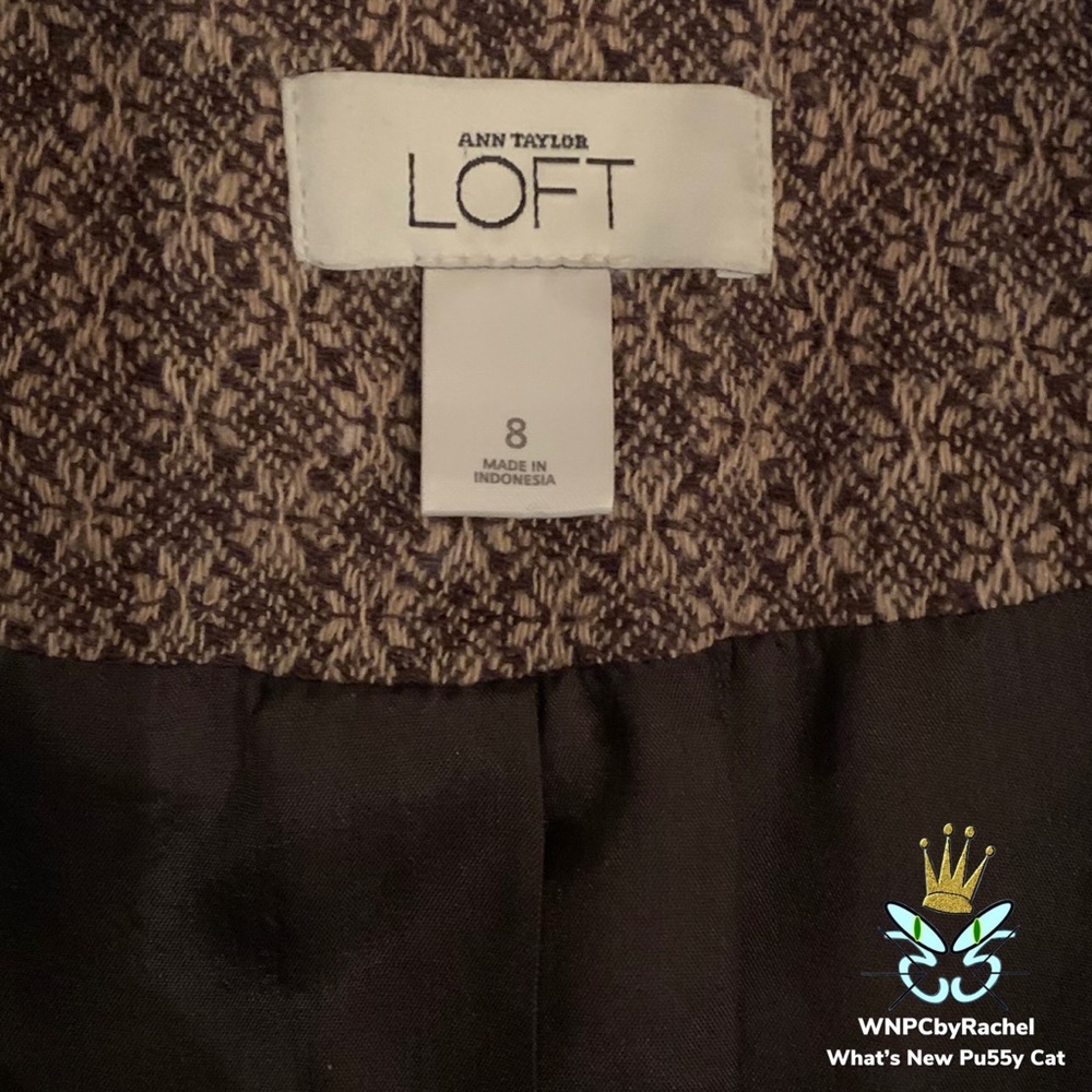 Ann Taylor Loft Tweed Wool Blazer, Medium - Picture 7 of 9